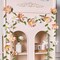 2-Piece Paper Flower Garland with Green Leaves - 8.2ft Floral Banner Vine for Wall, Wedding, Anniversary, and Birthday Decor